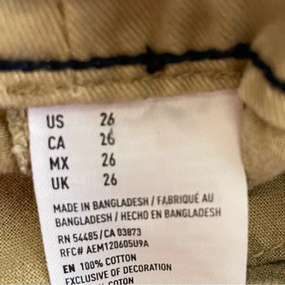 American Eagle Shorts Mens 26 Cargo Tan Casual Prep Pockets